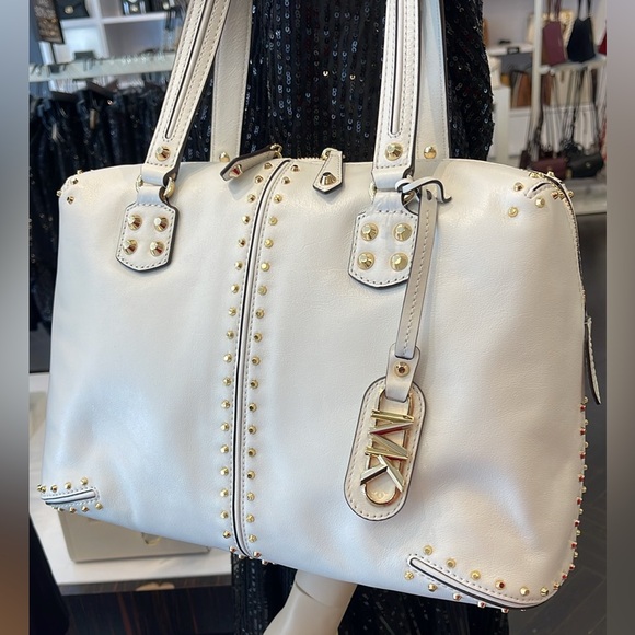 Michael Kors Astor Large Studded Leather - Picture 10 of 14